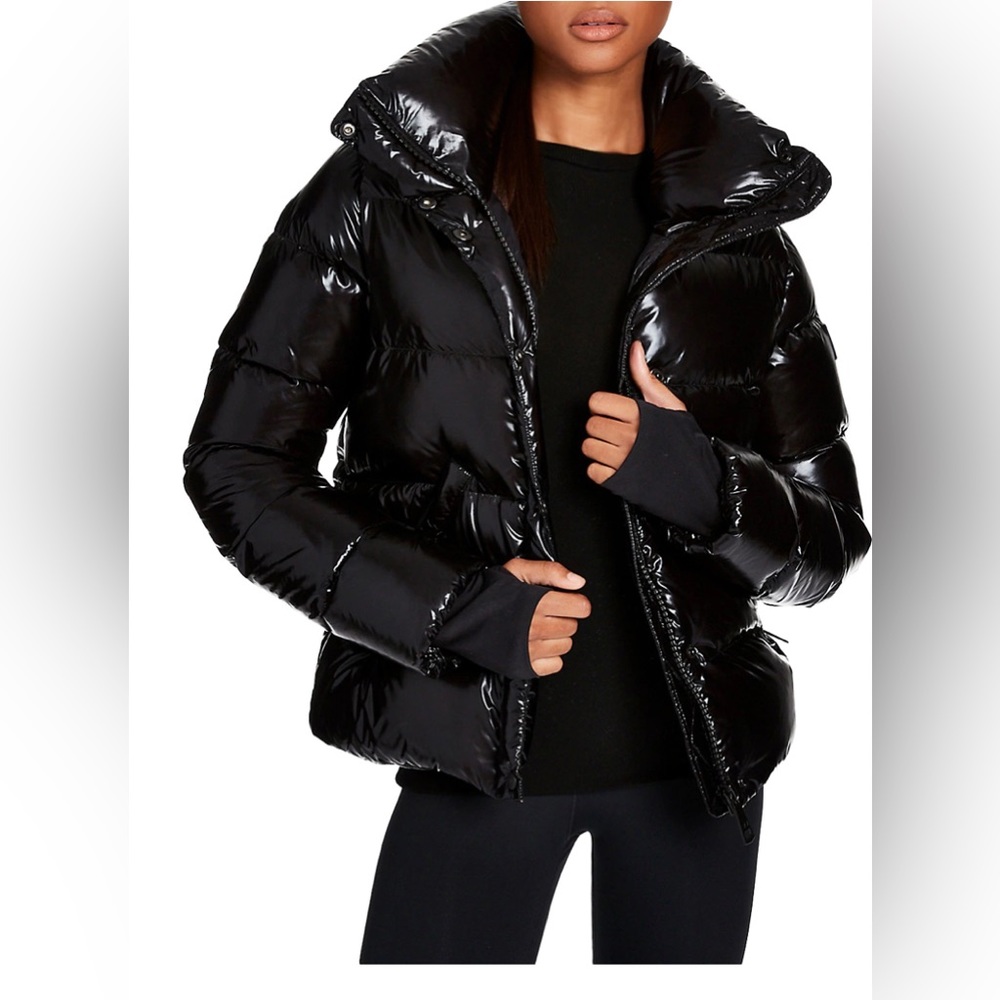 Sam. Isabel Glossy Down Puffer Jacket